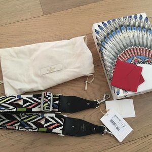 VALENTINO GARAVANI GEOMETRIC GUITAR BAG STRAP